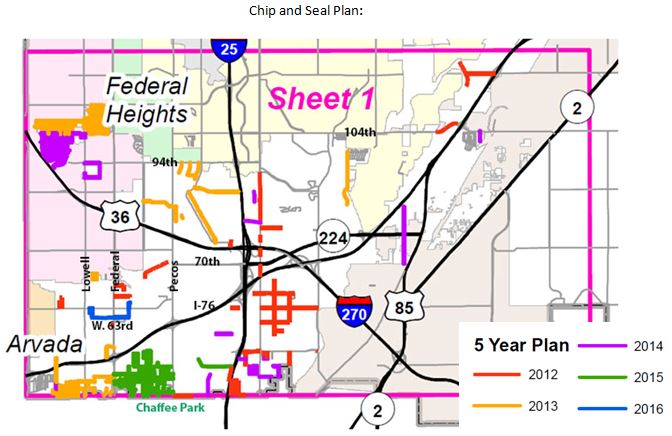 Sherrelwood chip and seal plan