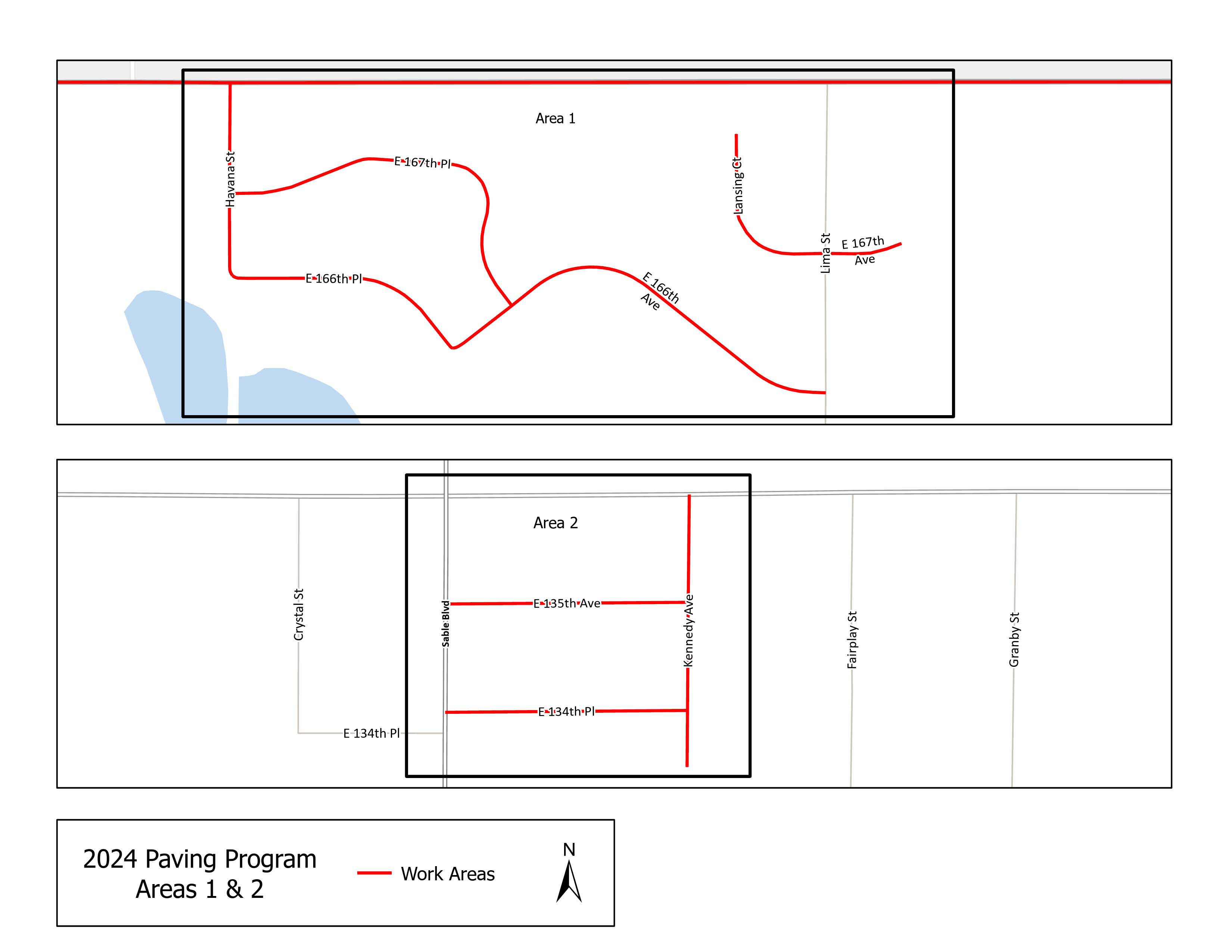 2024 Paving Program Areas 1 & 2