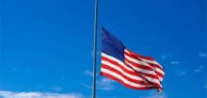 Half-Staff Flag Image