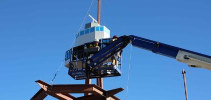 Adams County Veterans Memorial Mast Stepping Ceremony