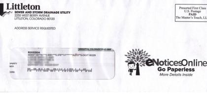 Example of Incorrect Envelope