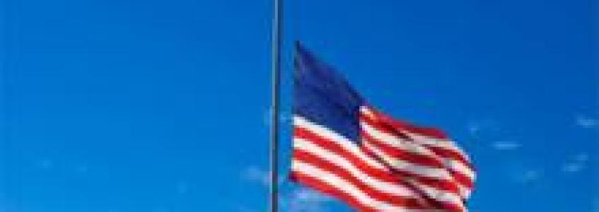 Half-Staff Flag Image