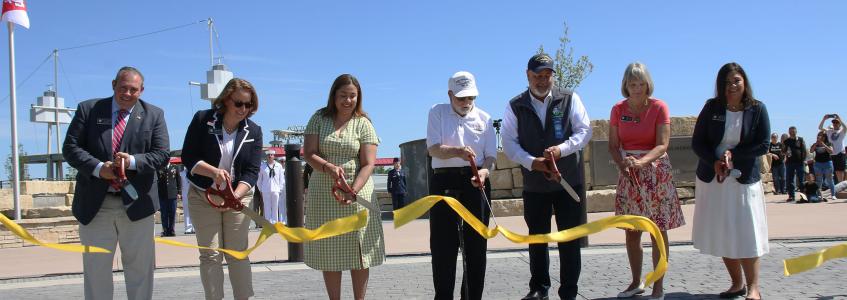 Veterans Memorial Ribbon Cutting