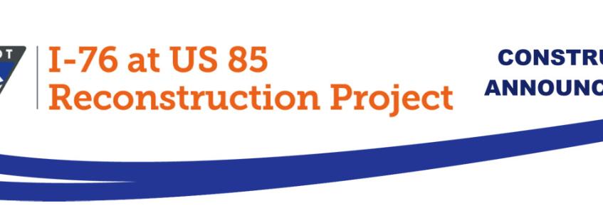 CDOT Construction Announcement
