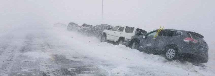 stranded vehicles near I-70