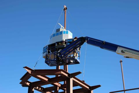Adams County Veterans Memorial Mast Stepping Ceremony