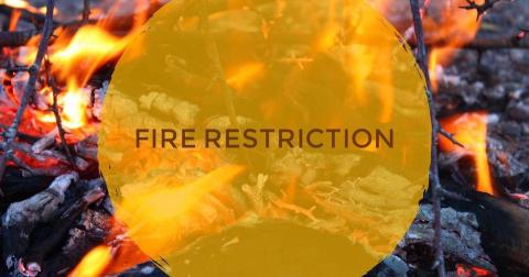 Fire restriction graphic